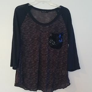 Women's burnout style top